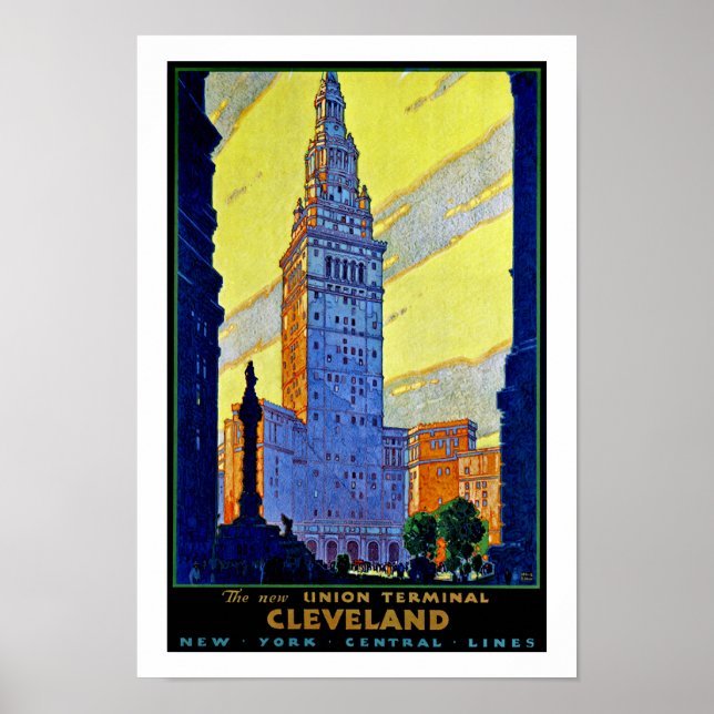 Cleveland ~ Union Terminal Poster (Framsidan)