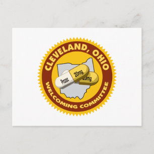 Cleveland Välkommen Vykort