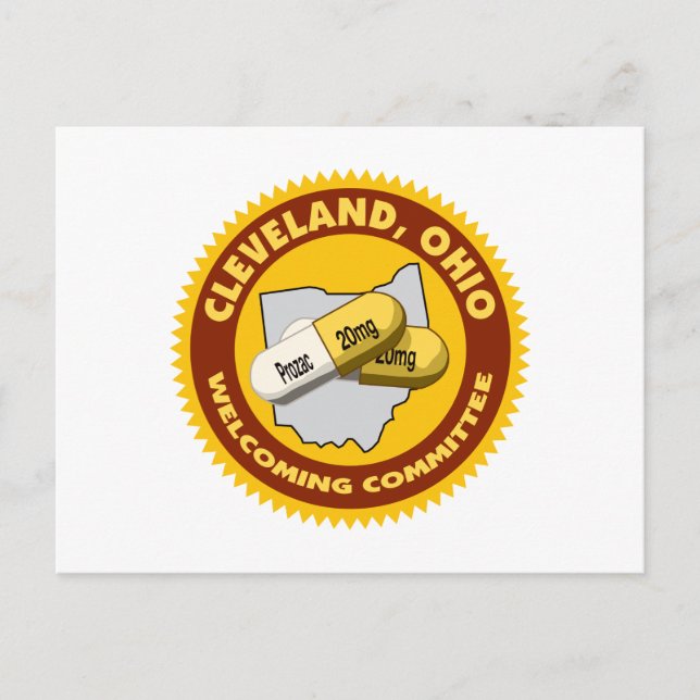Cleveland Välkommen Vykort (Framsida)