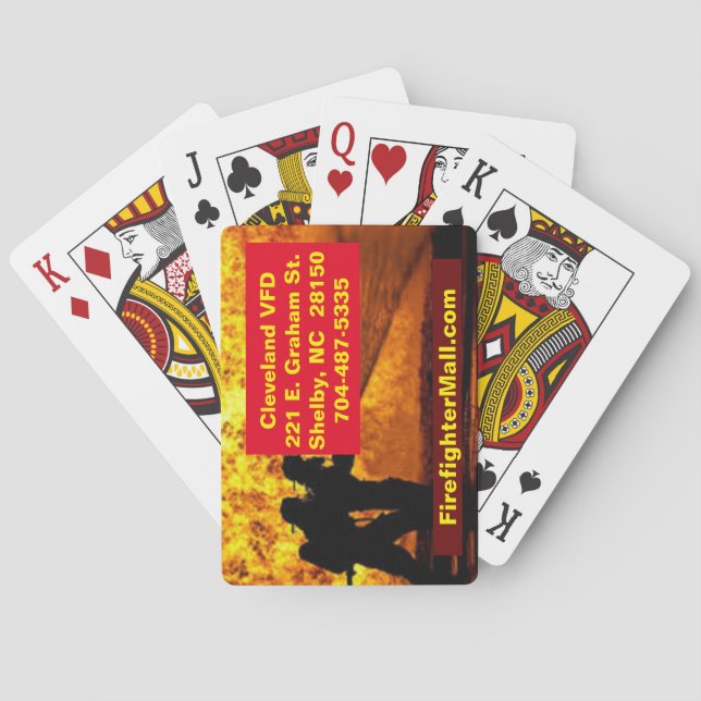 Cleveland VFD-uppspelningskort Casinokort (Baksidan)