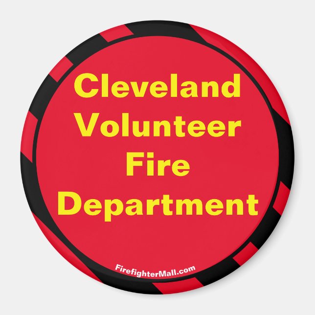 Cleveland Volunteer Fire Department Magnet (Framsidan)