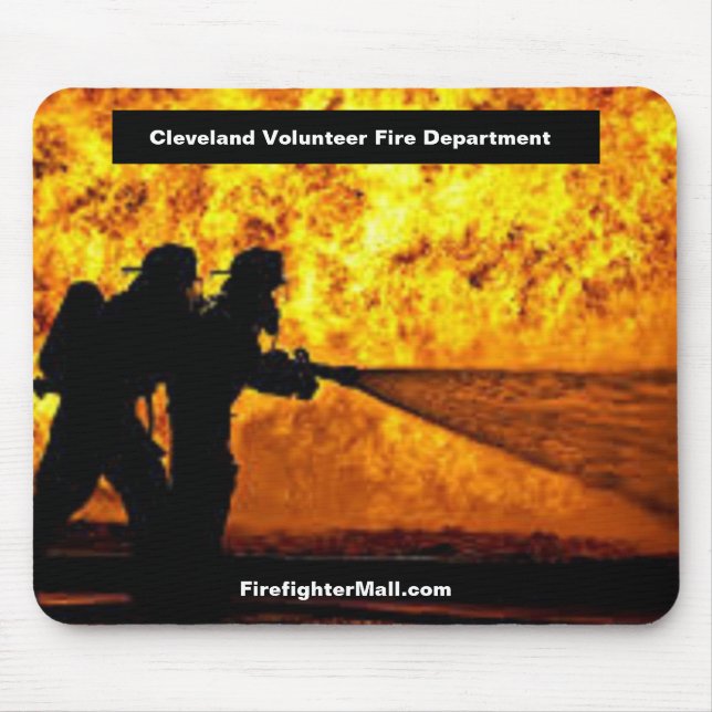 Cleveland Volunteer Fire Department Mousepad Musmatta (Framsidan)