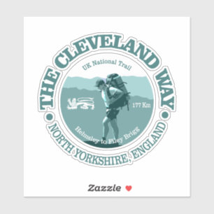 Cleveland Way (T) Klistermärken