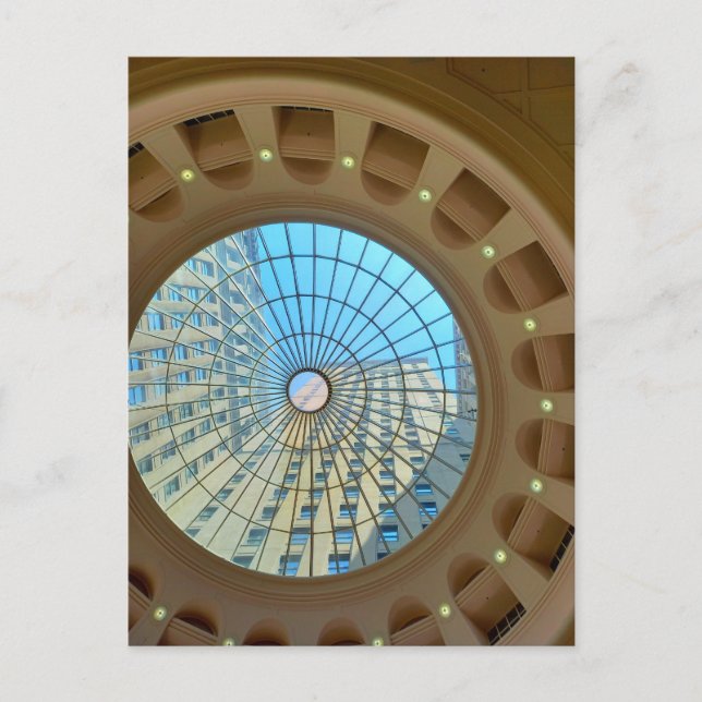 Cleveland window ceiling Tower Center Vykort (Framsida)