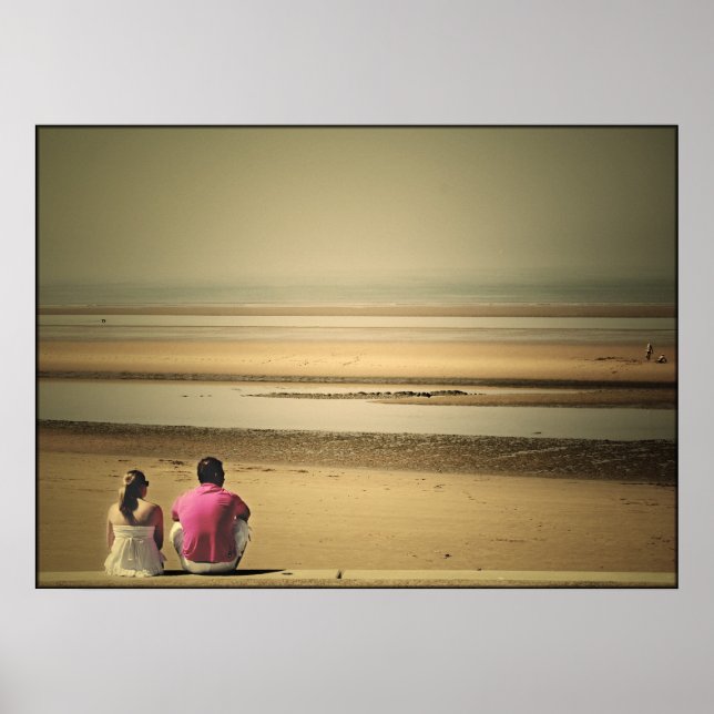 Cleveleys Beach Poster (Framsidan)