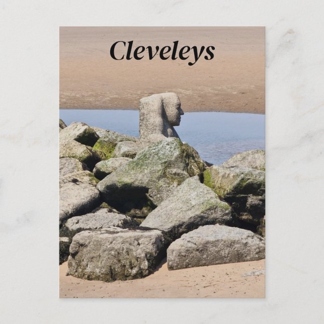 Cleveleys vykort (Framsida)