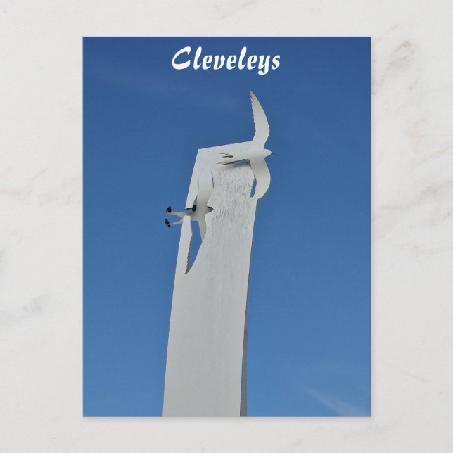 Cleveleys vykort (Framsida)