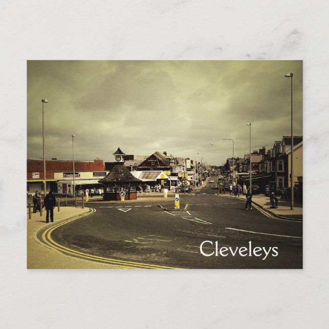 Cleveleys Vykort (Framsida)