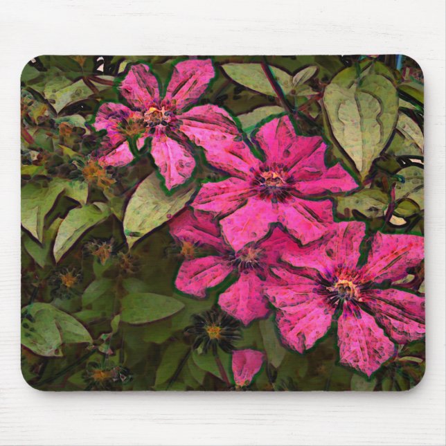 CLEVER CLAMATIS MOUSEPAD MUSMATTA (Framsidan)