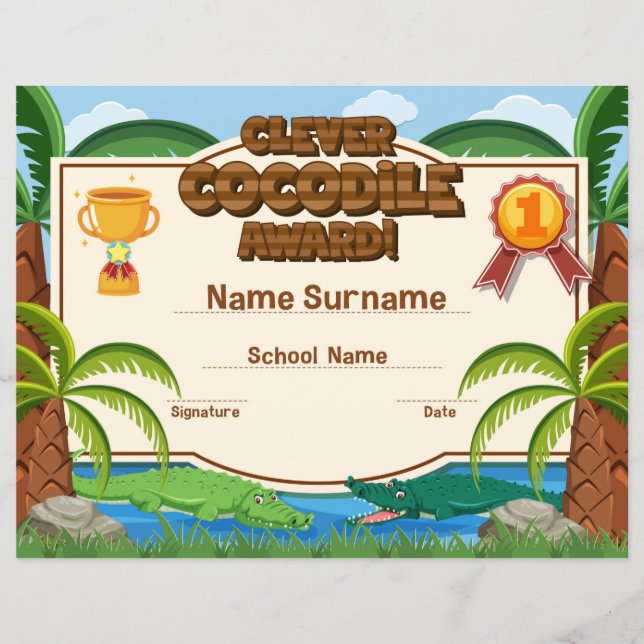 Clever Crokodile Award (Framsida)