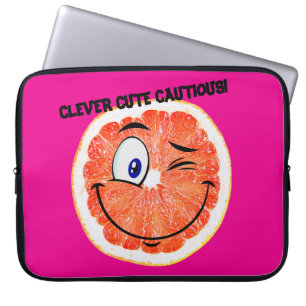 CLEVER CUTE CAUTIOUS Laptop sleeve! Fodral