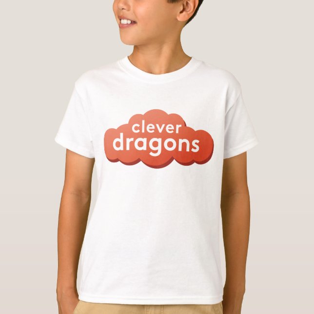 Clever Dragons Shirt T Shirt (Framsida)