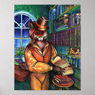 Clever Fox av Portia St. Luke Poster