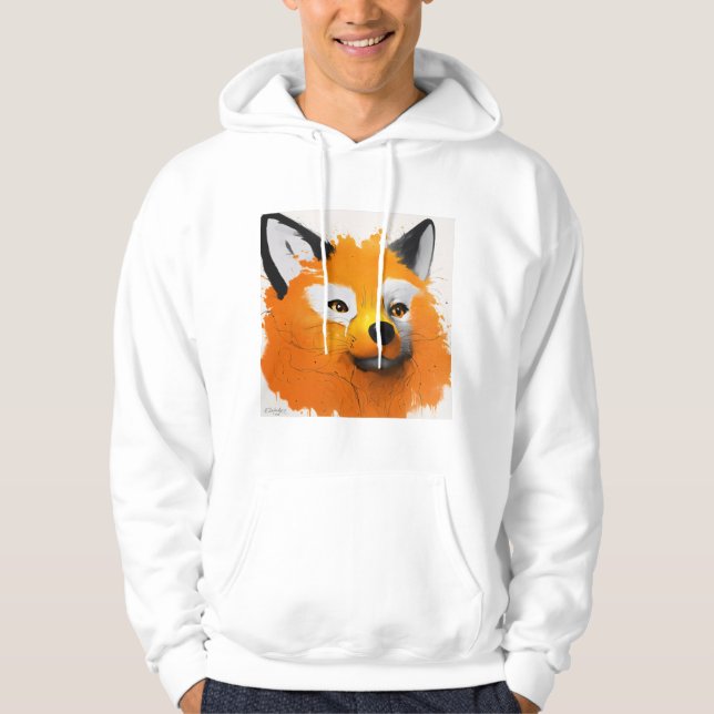 Clever Fox T-Shirt - Bärk Vildens sida Hoodie (Framsida)