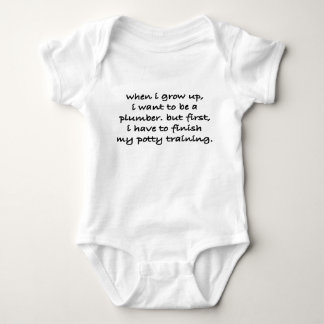 Clever Future Plumber Potty Humor Tee