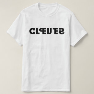 Clever på Shirt, Stupid i Spegel Tee Shirt