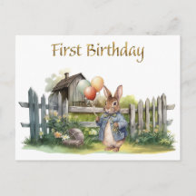 Clever Rabbit Första födelsedag