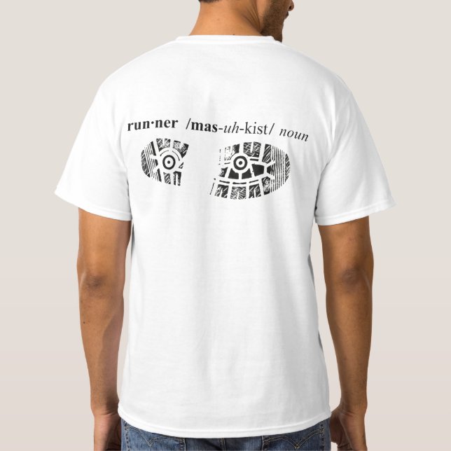 Clever Springer eller Tävling Shirt T-shirt (Baksida)