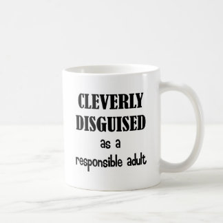 Cleverly förställt som en ansvarigvuxen kaffemugg