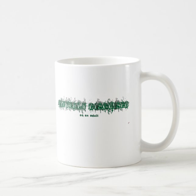 Cleverly förställt som en vuxen kaffemugg (Höger)