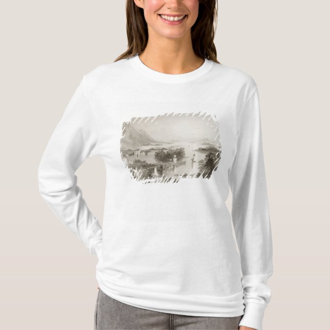 Clew fjärden som ses från Westport, ståndsmässiga Tee Shirt (Framsida)