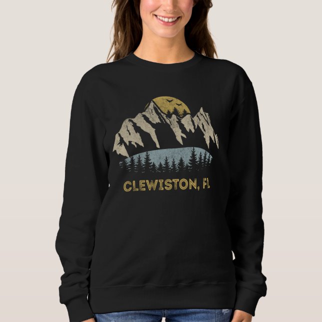 Clewiston Florida Mountain Sunset Sunrise FL T Shirt (Framsida)