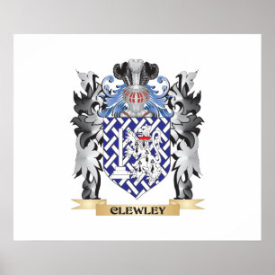 Clewley vapensköld - familjvapensköld poster
