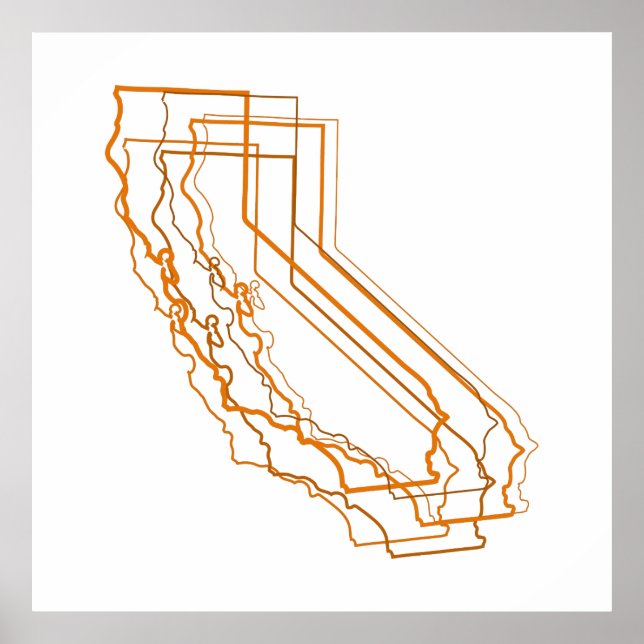 Clfornia amber oblur poster (Framsidan)