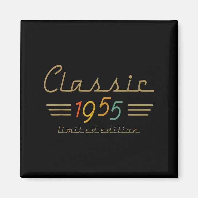 Clic 1955 Limited Edition 70 Year Old 70th Birthda Magnet (Framsidan)