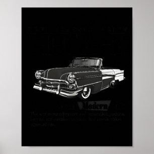 Clic Car presenterar Vintage bil American Clic Car Poster