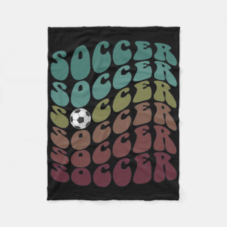 Clic Fotboll Bara Tjej Som älskar Scoring Club Mam Fleecefilt