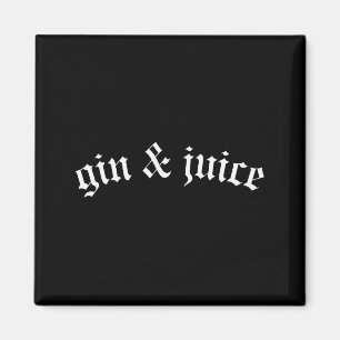 Clic Gothic Fo Shizzle Gin + Juice Tröja Gin Och J Magnet