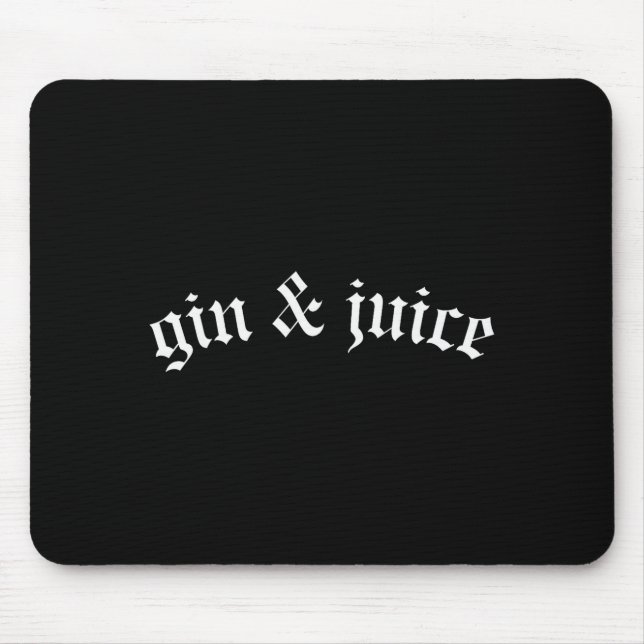 Clic Gothic Fo Shizzle Gin + Juice Tröja Gin Och J Musmatta (Framsidan)