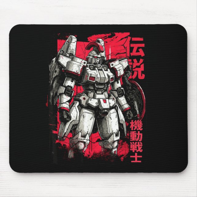 Clic japansk legendarisk mecha krigare robot  musmatta (Framsidan)