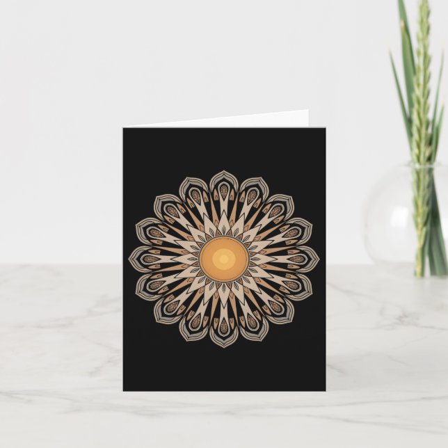 Clic Mandala Stil 86 47 Subtle Anti Trump Resisten Kort (Framsida)