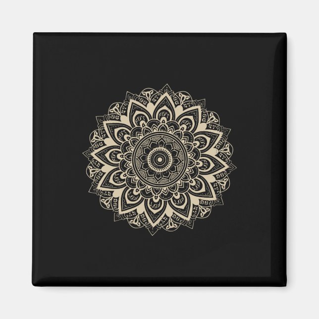 Clic Mandala Stil 86 47 Subtle Anti Trump Resisten Magnet (Framsidan)