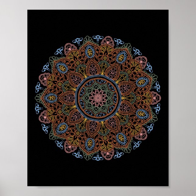 Clic Mandala Stil 86 47 Subtle Anti Trump Resisten Poster (Framsidan)