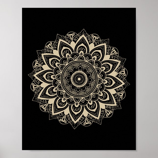 Clic Mandala Stil 86 47 Subtle Anti Trump Resisten Poster (Framsidan)