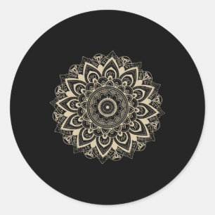 Clic Mandala Stil 86 47 Subtle Anti Trump Resisten Runt Klistermärke