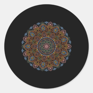 Clic Mandala Stil 86 47 Subtle Anti Trump Resisten Runt Klistermärke
