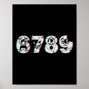 Clic Math Skämt Sant Historia 6 7 8 9 Roligt Retro Poster