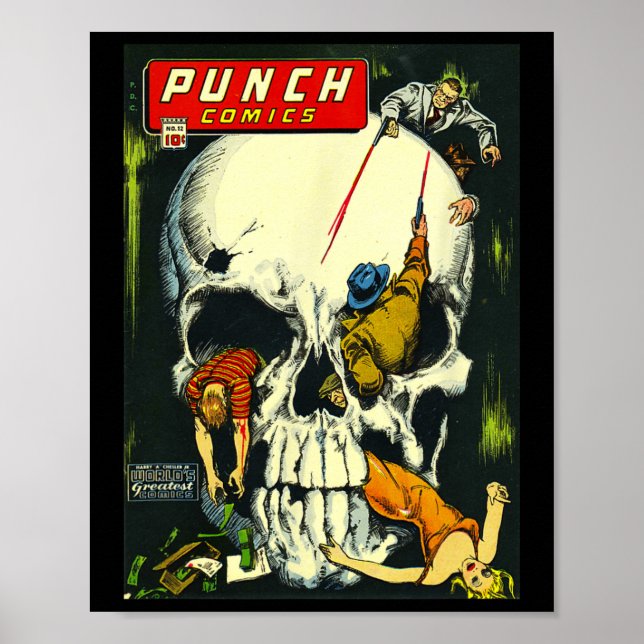Clic Monster Poster Tecknad Bok (Framsidan)