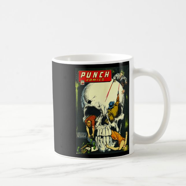 Clic Monster Poster Tecknad Bok Kaffemugg (Höger)