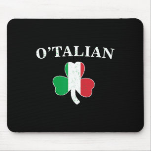Clic O'talian Shamrock and Italien Flagga Irish St Musmatta