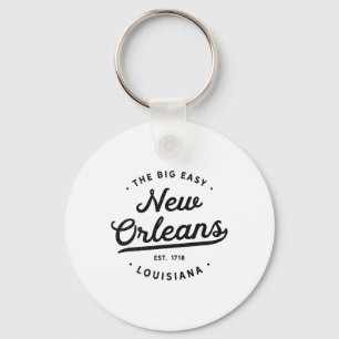 Clic Retro Vintage New Orleans Louisiana Ledig Bi Nyckelring