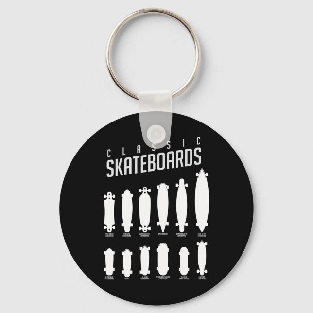 Clic Skateboardsuppställning  Nyckelring (Framsida)