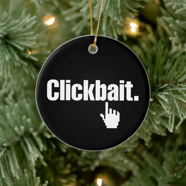 Clickbait. Julgransprydnad Keramik (Träd)