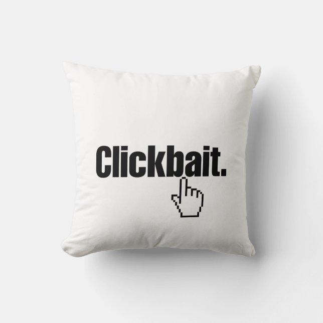 Clickbait. Kudde (Framsida)