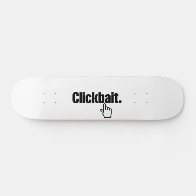 Clickbait. Old School Skateboard Bräda 18 Cm (Horz)
