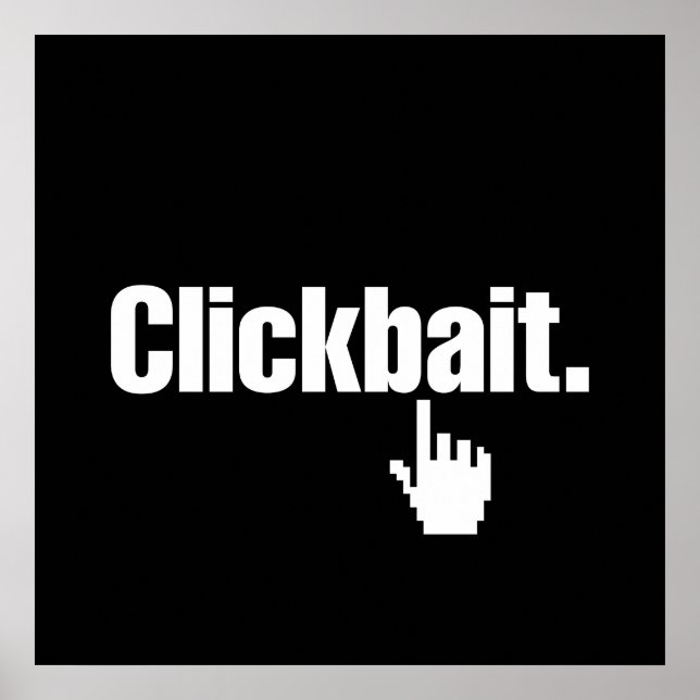 Clickbait. Poster (Framsidan)